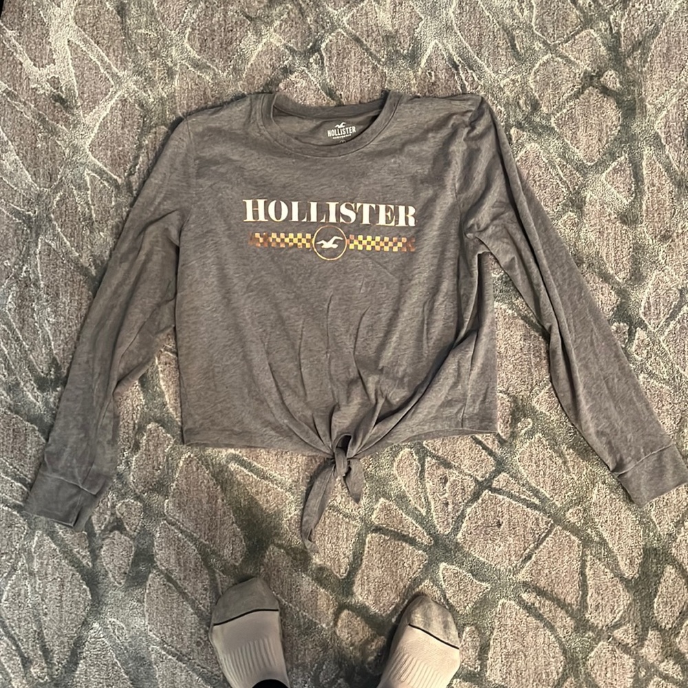 Hollister cotton long sleeve top